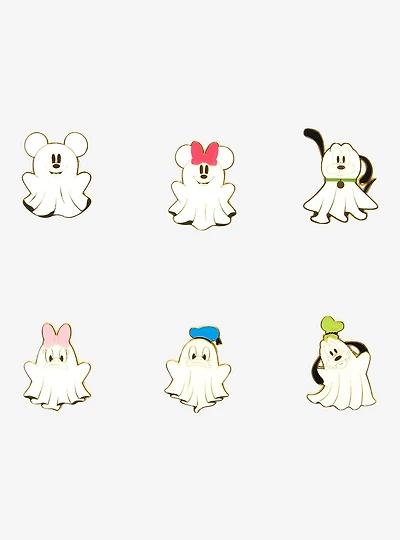 Loungefly Disney Mickey and Friends Ghosts Glow-in-the-Dark Blind Box Enamel Pin - BoxLunch Exclusive