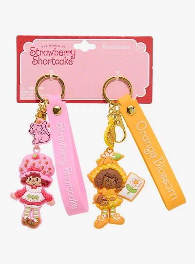 Strawberry Shortcake Orange Blossom & Strawberry Shortcake Multi Charm Keychain Set