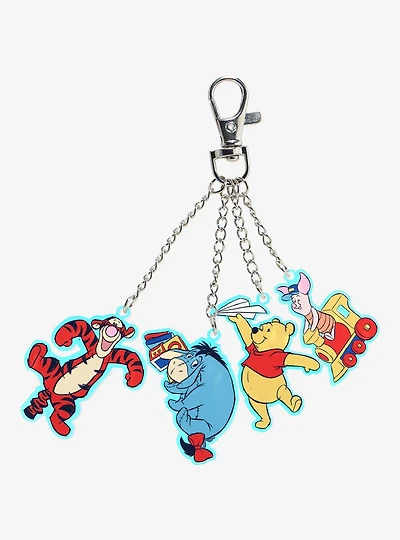 Disney Winnie the Pooh Multi-Charm Keychain