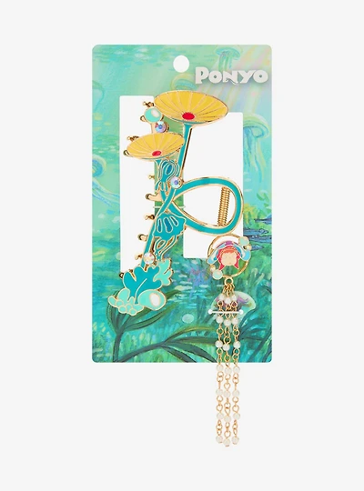 Studio Ghibli® Ponyo Sea Plants Claw Clip with Charm - BoxLunch Exclusive