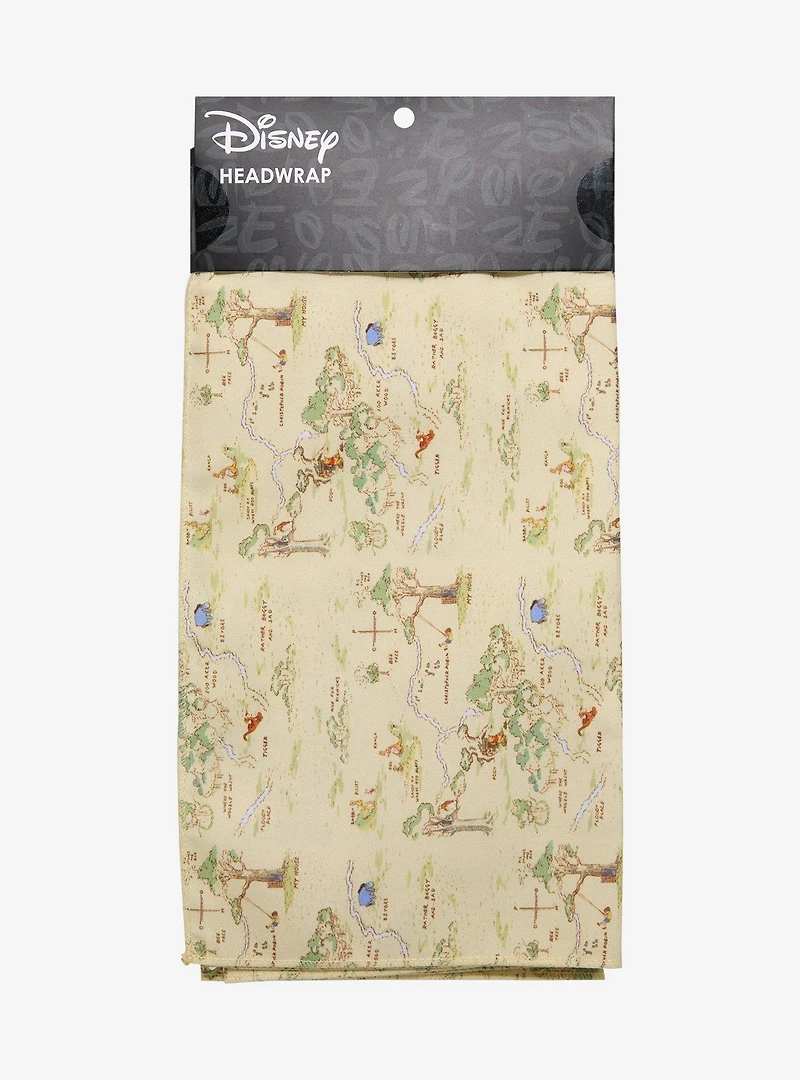 Disney Winnie the Pooh Hundred Acre Wood Map Bandana - BoxLunch Exclusive