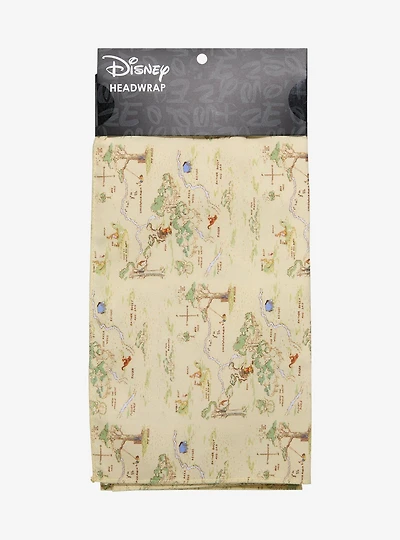 Disney Winnie the Pooh Hundred Acre Wood Map Bandana - BoxLunch Exclusive