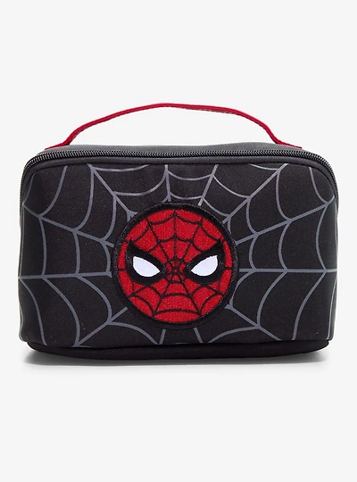 Marvel Spider-Man Mask Lay Flat Cosmetic Bag - BoxLunch Exclusive
