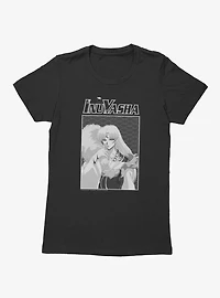 InuYasha Sesshomaru Black And White Womens T-Shirt