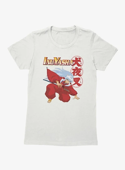 InuYasha Fighting Stance Womens T-Shirt