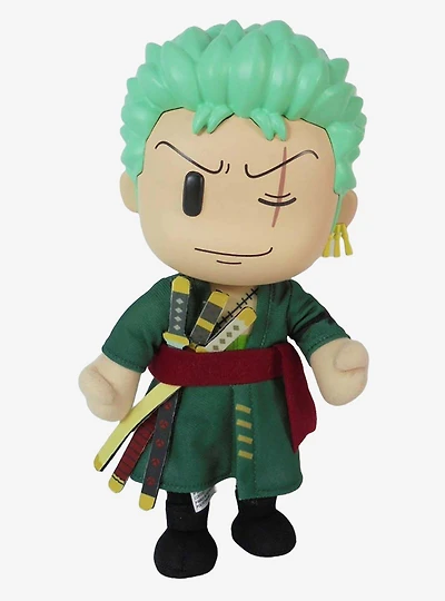 FigureKey One Piece Roronoa Zoro (Return to Sabaody Arc) Plush Figure 8" H