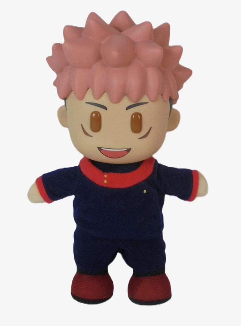 FigureKey Jujutsu Kaisen Yuji Itadori (Happy) Plush Figure 8" H