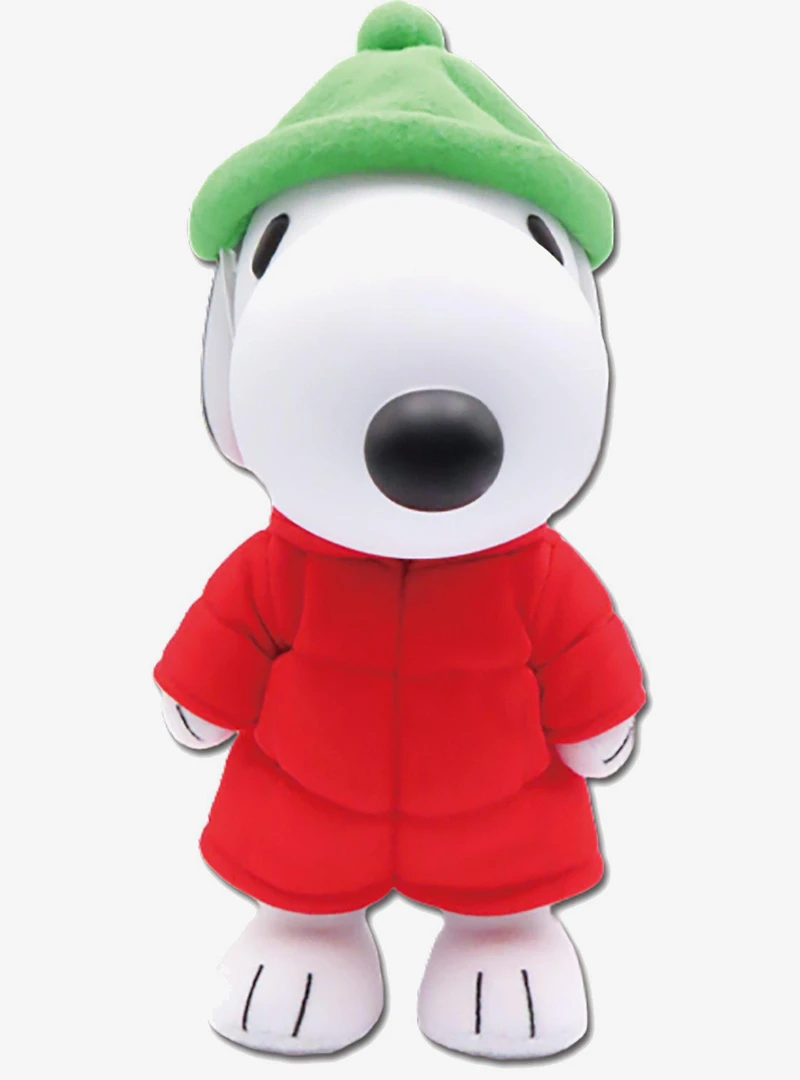 FigureKey Peanuts Snoopy (Puffy Jacket) Plush Figure 8" H