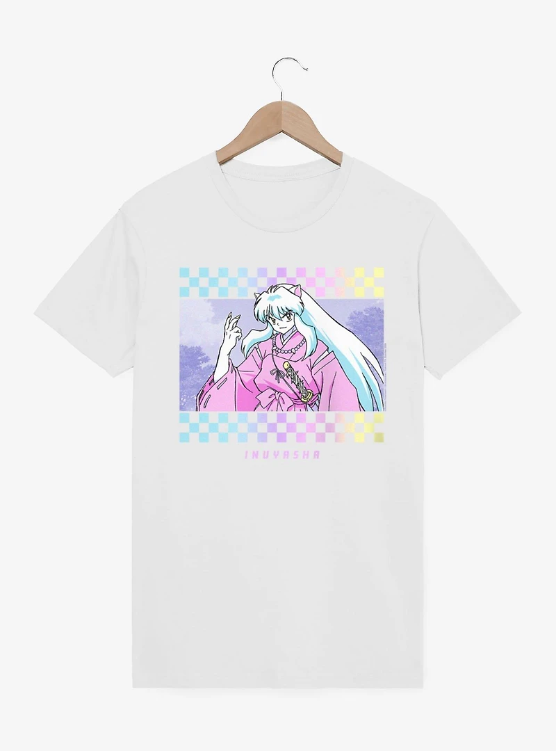 InuYasha Checkered Portrait T-Shirt