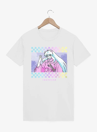 InuYasha Checkered Portrait T-Shirt