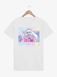 InuYasha Checkered Portrait T-Shirt