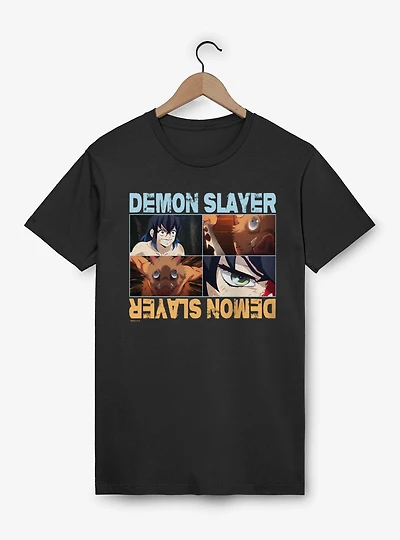 Demon Slayer Inosuke Scary Panels T-Shirt