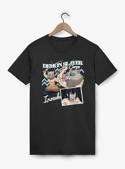 Demon Slayer Inosuke Postcard T-Shirt
