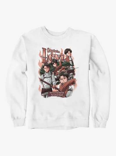 Attack On Titan Captain Levi Survey Corps Sweatshirt