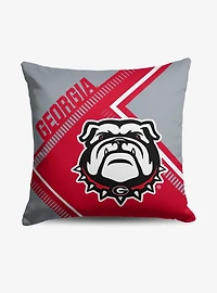 NCAA Georgia Bulldogs Pulsewave Throw Pillow