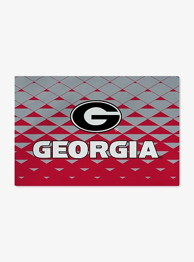 NCAA Georgia Bulldogs Dropzone Washable Rug