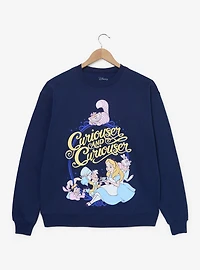Disney Alice Wonderland Curiouser and Crewneck - BoxLunch Exclusive