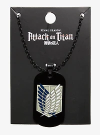 Attack on Titan Dog Tag Necklace - BoxLunch Exclusive