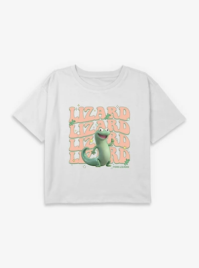 Disney Pixar Hoppers Lizard Youth Girls Boxy T-Shirt