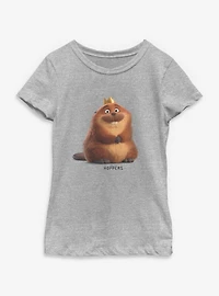 Disney Pixar Hoppers Happy King George Youth Girls T-Shirt