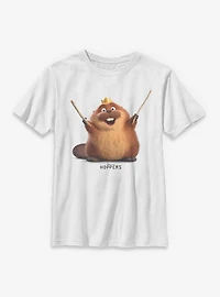 Disney Pixar Hoppers King George Smiling Youth Boys T-Shirt