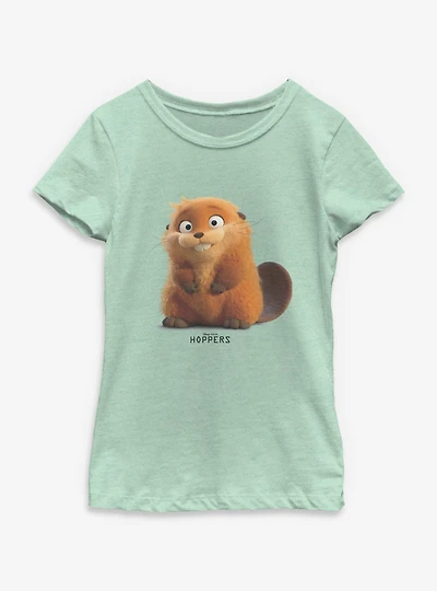 Disney Pixar Hoppers Mabel Beaver Youth Girls T-Shirt