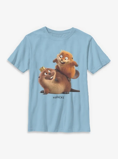 Disney Pixar Hoppers King George And Mabel Youth Boys T-Shirt