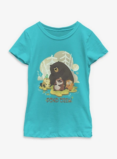 Disney Pixar Hoppers Pond Crew Youth Girls T-Shirt