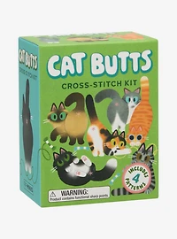 Cat Butts Mini Cross-Stitch Kit
