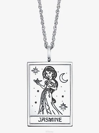 Disney x RockLove Aladdin Jasmine Tablet Sterling Silver Necklace