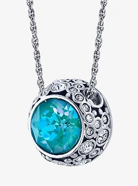Disney x RockLove The Little Mermaid Bubble Solitaire Necklace