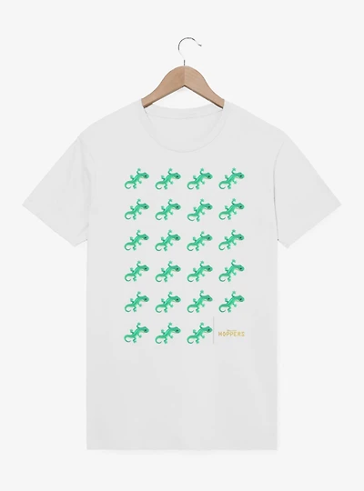 Disney Pixar Hoppers Lizard Emoji Grid T-Shirt