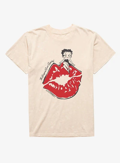 Betty Boop The Original Sass Symbol Mineral Wash T-Shirt