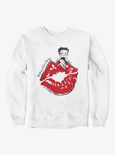 Betty Boop The Original Sass Symbol Crew Sweatshirt