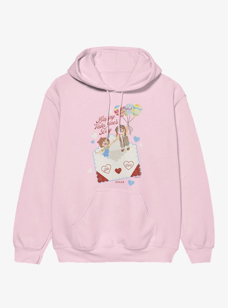 Disney Pixar Up Happy Valentine's Day Ellie & Carl Hoodie