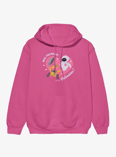 Disney Pixar Wall-E Will You Be My Valentine? Hoodie