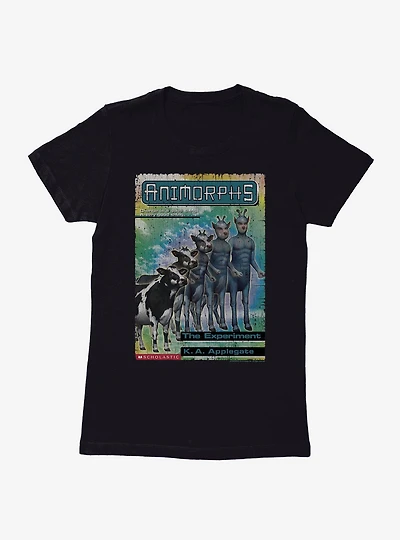 Animorphs The Experiment Alien Cow Book Cover Womens T-Shirt