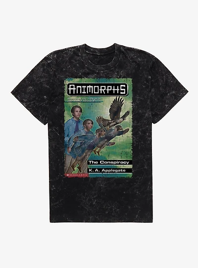 Animorphs The Conspiracy Falcon Book Cover Mineral Wash T-Shirt