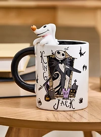 Disney The Nightmare Before Christmas King Jack Skellington & Zero Peeker Mug