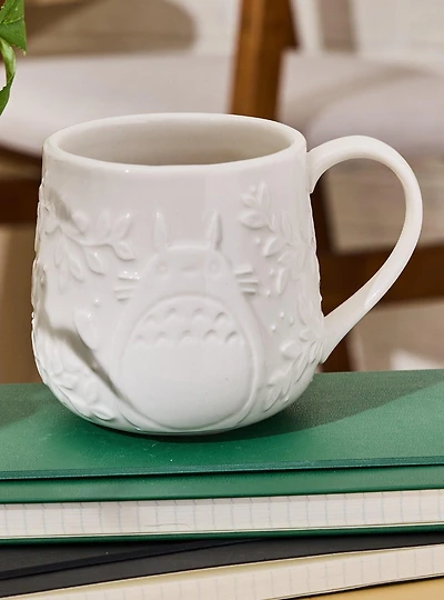 Studio Ghibli® My Neighbor Totoro Embossed Floral Mug - BoxLunch Exclusive