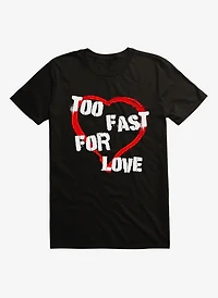 Motley Crue Too Fast For Love Stencil T-Shirt