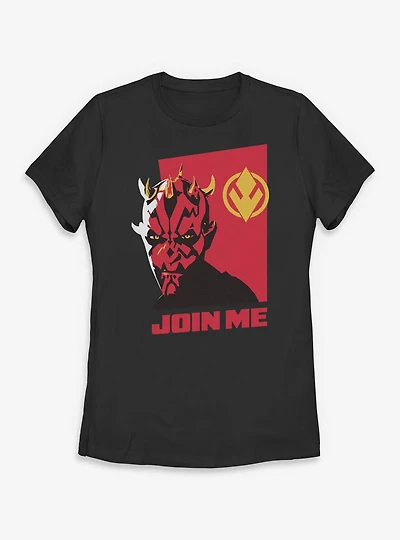 Star Wars: Maul - Shadow Lord Join Me Womens T-Shirt