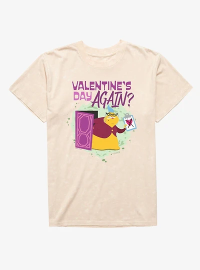 Disney Pixar Monsters, Inc. Valentine's Day Again? Mineral Wash T-Shirt