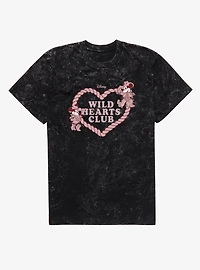 Disney Mickey Mouse Wild Hearts Club Mineral Wash T-Shirt