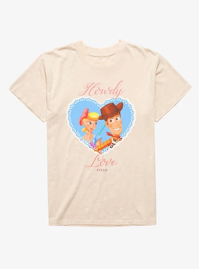 Disney Pixar Toy Story 4 Howdy Love Mineral Wash T-Shirt