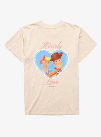 Disney Pixar Toy Story 4 Howdy Love Mineral Wash T-Shirt
