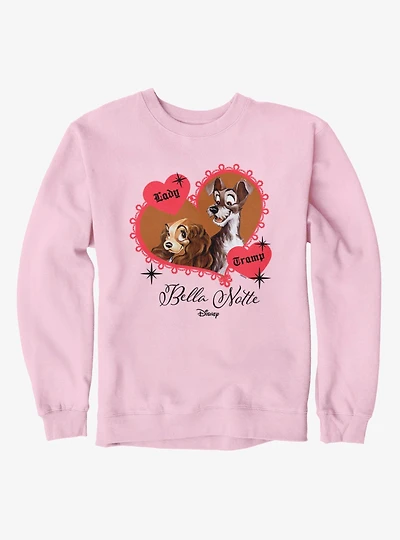 Disney Lady And The Tramp Bella Notte Crew Sweatshirt