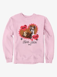 Disney Lady And The Tramp Bella Notte Crew Sweatshirt