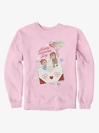 Disney Pixar Up Happy Valentine's Day Ellie & Carl Crew Sweatshirt