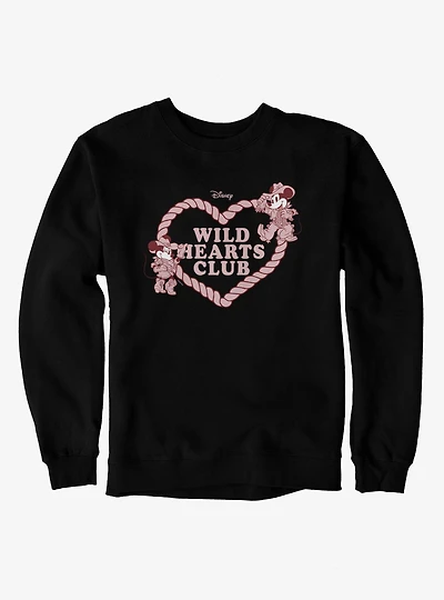 Disney Mickey Mouse Wild Hearts Club Crew Sweatshirt